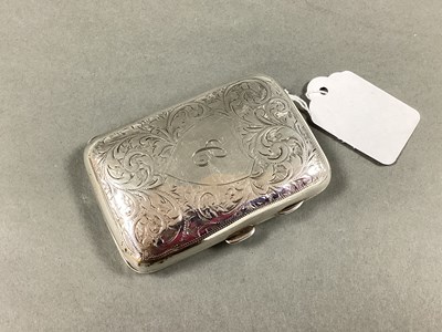 Lot 4 - A Chester Hallmarked Silver Cigarette Case, J...