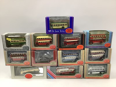 Lot 685 - Twelve EFE 1:76th scale diecast model buses to...