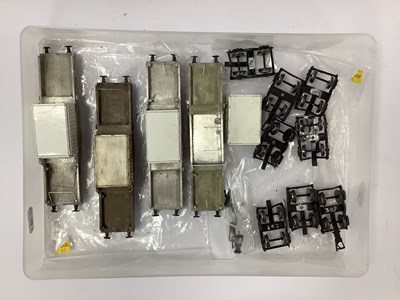 Lot 745 - Four part-assembled 00 gauge metal kit FNA...