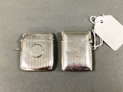 Lot 30 - A Hallmarked Silver Vesta Case, E(?)G,...