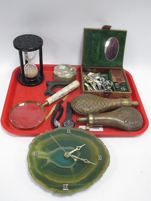 Lot 1353 - Collectables, including two vintage brass and...