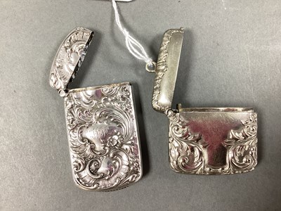 Lot 26 - A Highly Decorative Vesta Case, repoussé...