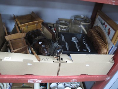 Lot 1046 - Household ware, including two large ceramic...
