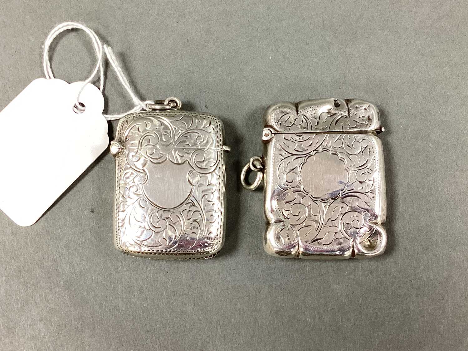 Lot 29 - A Hallmarked Silver Vesta Case, J.G,...