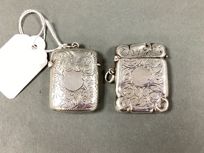 Lot 29 - A Hallmarked Silver Vesta Case, J.G,...