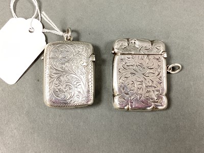 Lot 29 - A Hallmarked Silver Vesta Case, J.G,...