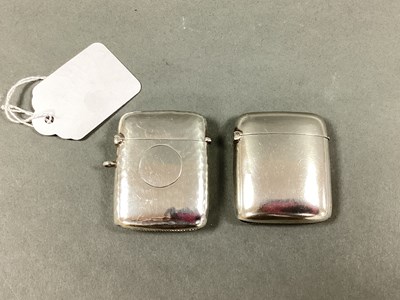 Lot 34 - A Hallmarked Silver Vesta Case, Horace...