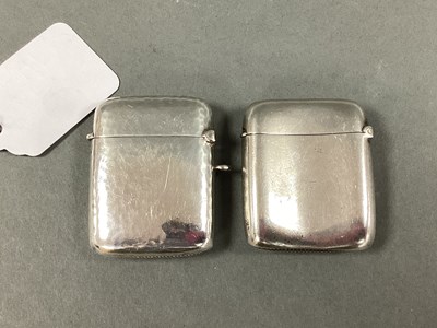 Lot 34 - A Hallmarked Silver Vesta Case, Horace...