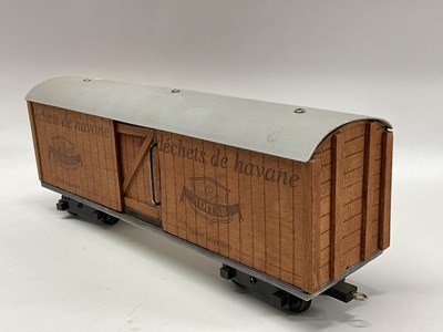 Lot 817 - A G Scale scratch-built bogie van.
