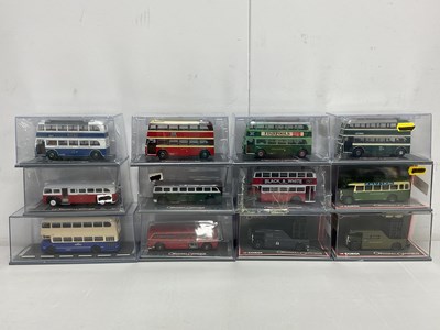 Lot 572 - Twelve 1:76th scale diecast model buses by...
