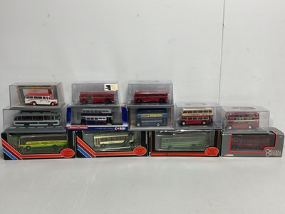 Lot 502 - Twelve 1:76th scale diecast model buses by...