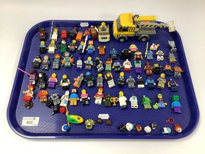 Lot 825 - A quantity of Lego and similar Minifigures,...