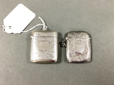 Lot 37 - A Chester Hallmarked Silver Vesta Case, 1903,...
