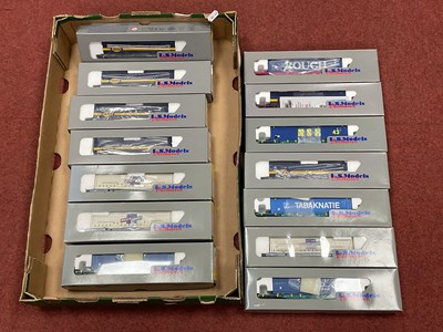 Lot 454 - Fourteen boxed LS Models HO scale French...