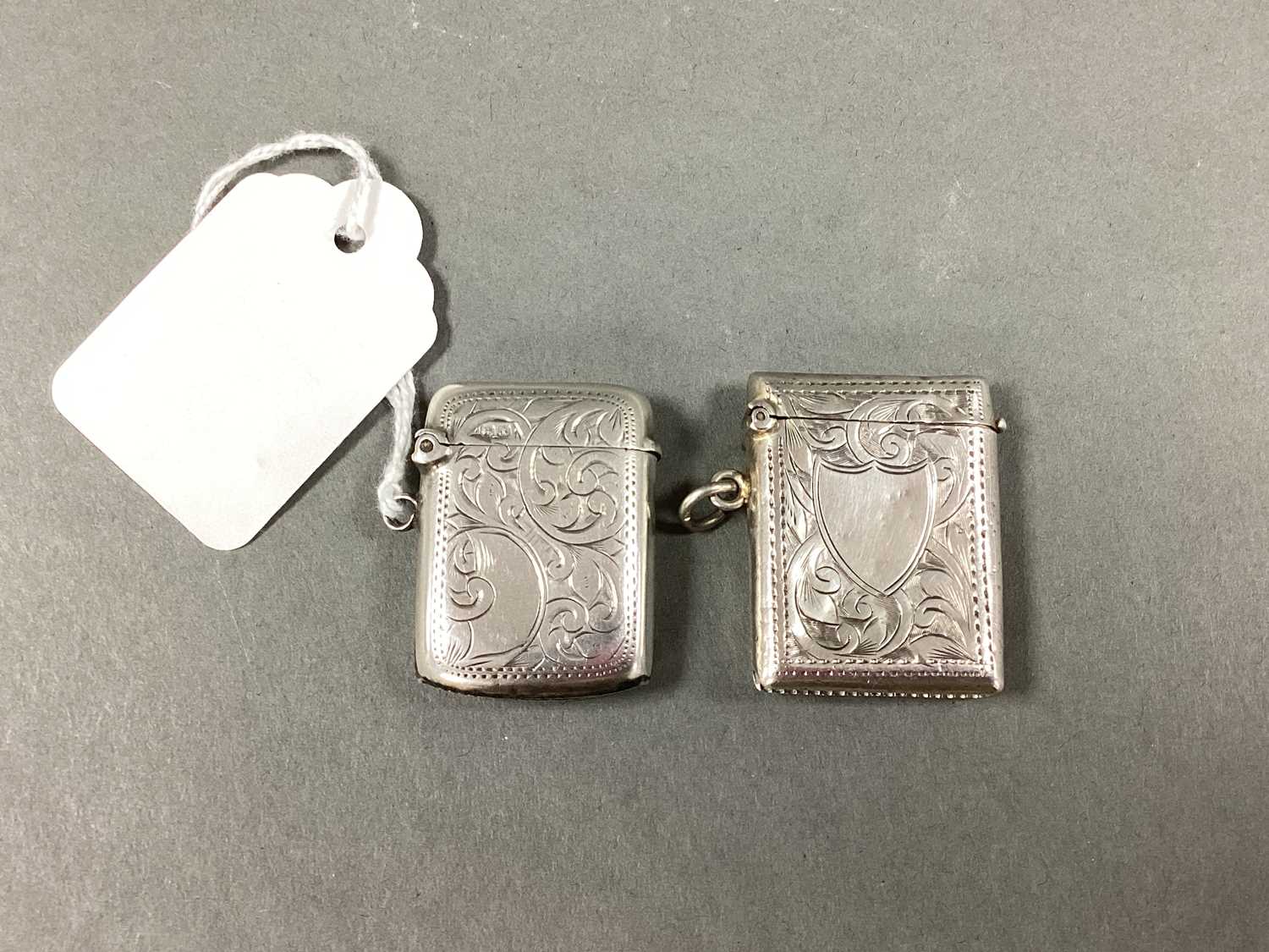 Lot 31 - A Small Chester Hallmarked Vesta Case, Rolason...