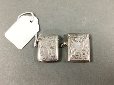 Lot 31 - A Small Chester Hallmarked Vesta Case, Rolason...