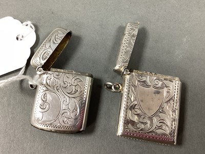 Lot 31 - A Small Chester Hallmarked Vesta Case, Rolason...
