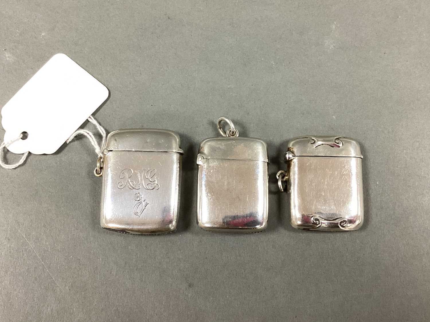 Lot 23 - A Hallmarked Silver Vesta Case, Horace...