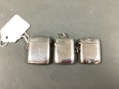 Lot 23 - A Hallmarked Silver Vesta Case, Horace...