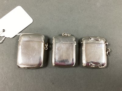 Lot 23 - A Hallmarked Silver Vesta Case, Horace...