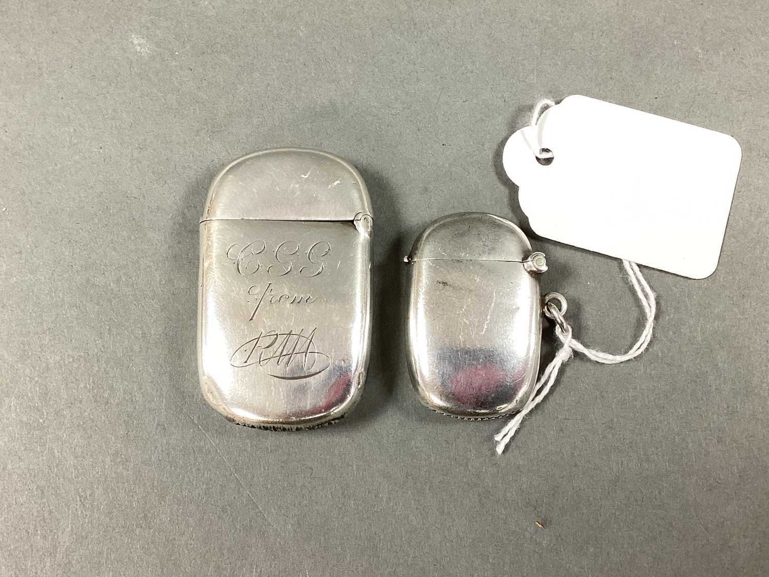 Lot 25 - A Small Chester Hallmarked Vesta Case, of...