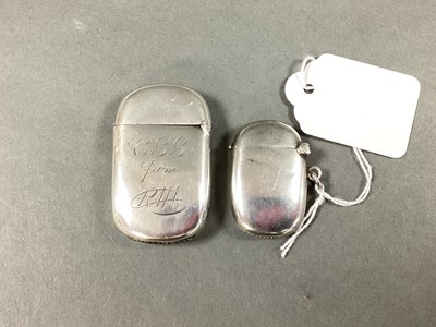 Lot 25 - A Small Chester Hallmarked Vesta Case, of...