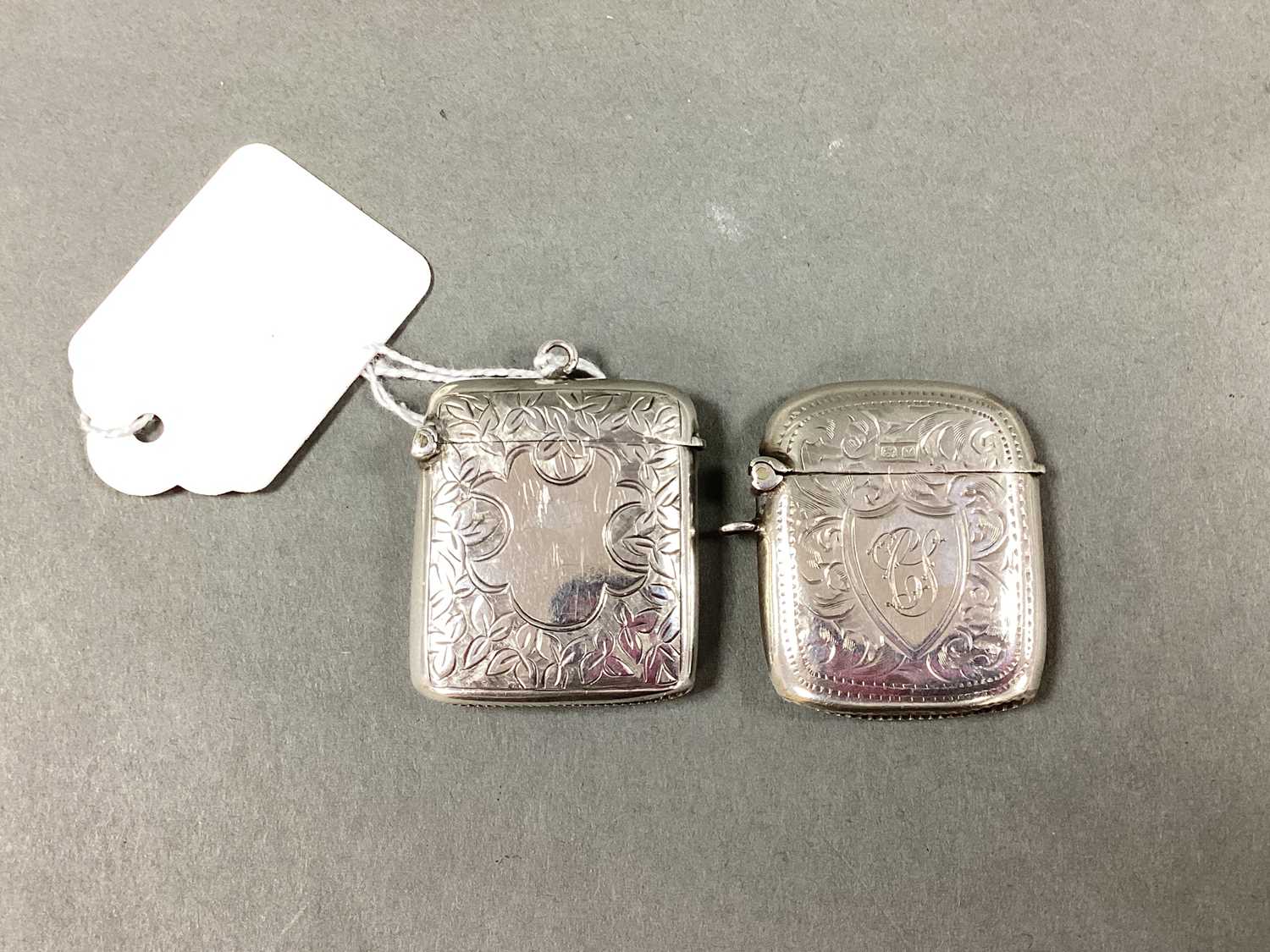 Lot 19 - A Hallmarked Silver Vesta Case, T.H,...