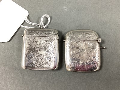 Lot 19 - A Hallmarked Silver Vesta Case, T.H,...