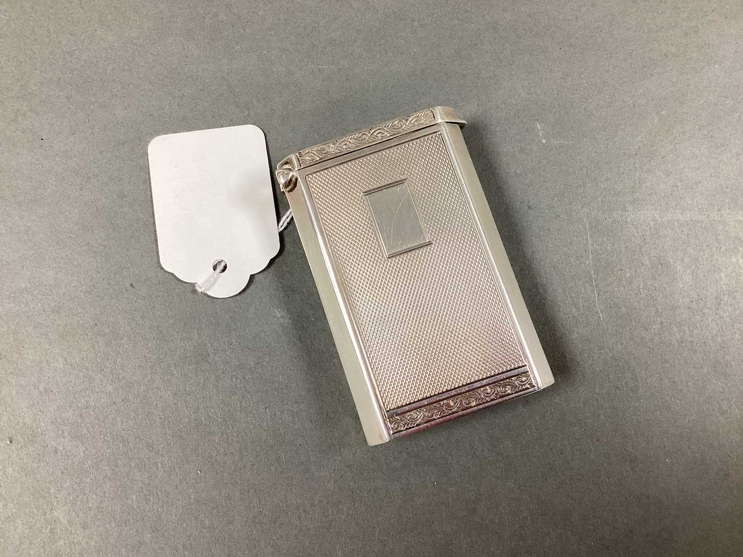 Lot 13 - A Hallmarked Silver Cigarette Case, Joseph...
