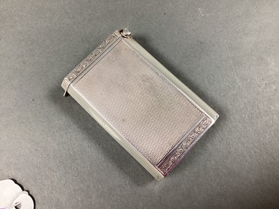 Lot 13 - A Hallmarked Silver Cigarette Case, Joseph...