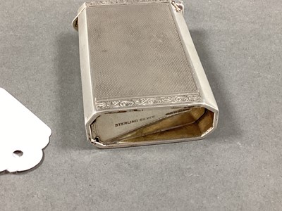 Lot 13 - A Hallmarked Silver Cigarette Case, Joseph...