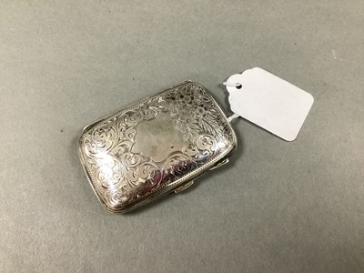 Lot 17 - A Hallmarked Silver Cigarette Case, J R,...