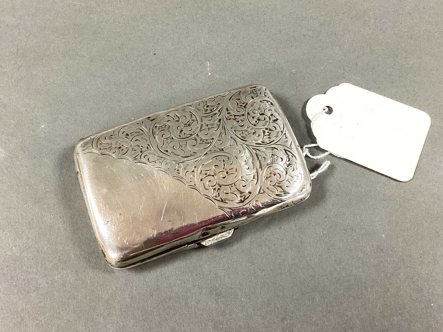 Lot 14 - A Hallmarked Silver Cigarette Case, WHH,...