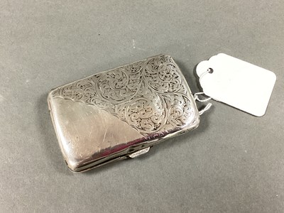 Lot 14 - A Hallmarked Silver Cigarette Case, WHH,...