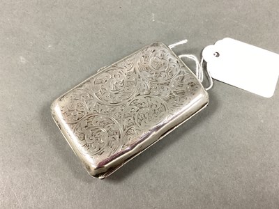 Lot 14 - A Hallmarked Silver Cigarette Case, WHH,...