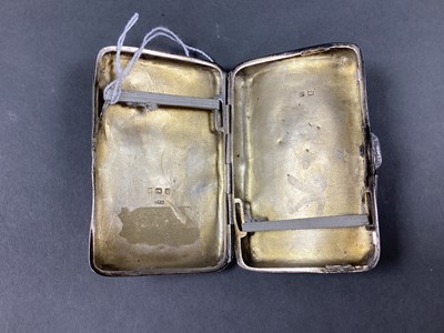 Lot 14 - A Hallmarked Silver Cigarette Case, WHH,...