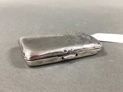 Lot 14 - A Hallmarked Silver Cigarette Case, WHH,...