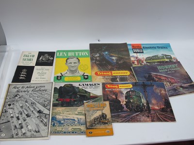 Lot 1347 - Hornby Book of Trains 1939-40, four other...