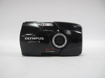 Lot 1262 - Olympus Mju II compact film camera, fitted...