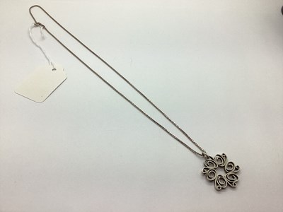 Lot 72 - Jack Spencer; A Hallmarked Silver Openwork...