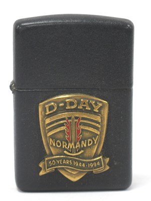 Lot 1280 - Zippo Lighter - D-Day 50 Years 1944 - 1994, in...