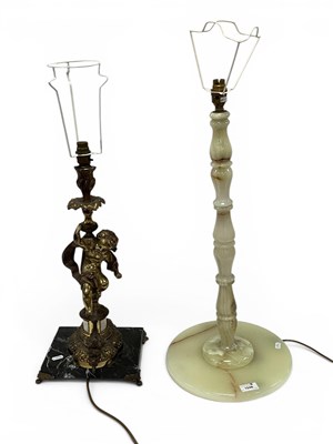 Lot 1548 - Italian Style Table Lamp with gilt metal...