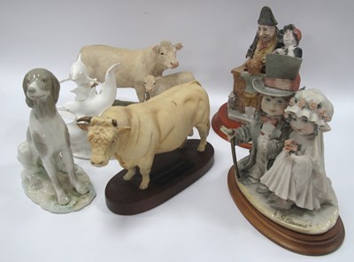 Lot 1209 - Beswick Charoais Bull, Border Fine Arts cow...