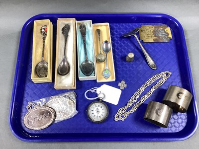 Lot 194 - A Hallmarked Silver Ladies Openface Fob Watch,...
