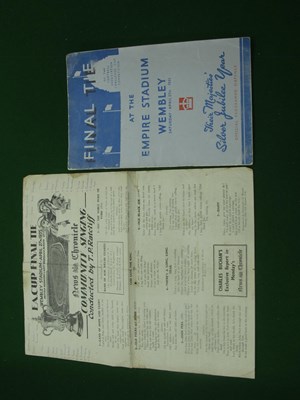 Lot 265 - 1935 FA Cup Final Programme, Sheffield...