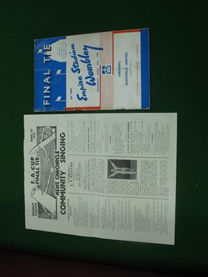 Lot 267 - 1936 FA Cup Final Programme, Arsenal v...