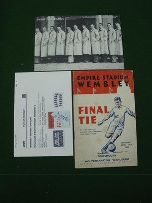 Lot 272 - 1939 FA Cup Final Programme, Portsmouth v...