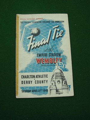 Lot 274 - 1946 FA Cup Final Programme, Charlton Athletic...