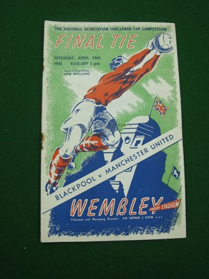 Lot 277 - 1948 FA Cup Final Programme, Blackpool v...