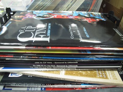 Lot 304 - FA Cup Final Programmes 1990 complete run to...